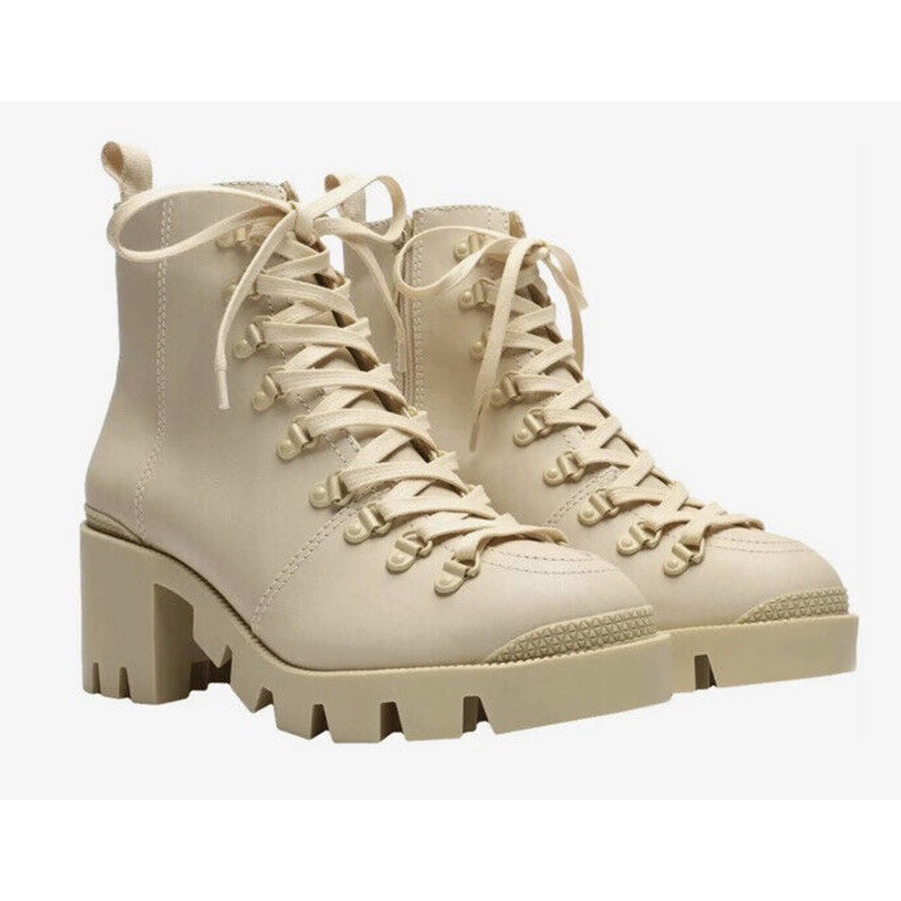 NEW Schultz Xayane Lace Up Boots Size 10 Women’s Almond Buff